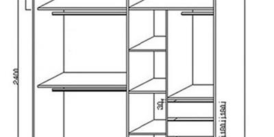 一般定制衣櫃深度為多少合適 衣櫃深度標準介紹