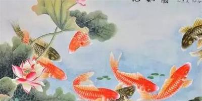 迎門玄關九魚圖效果展示