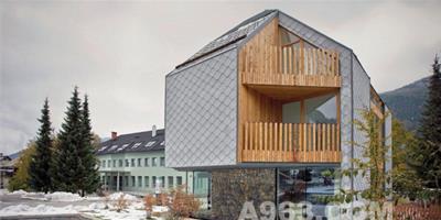 斯洛維尼亞的山頂“魚鱗公寓”建築設計