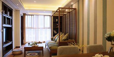 東南亞風格兩居室裝修效果圖 低調中享受奢華美感