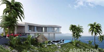 “依山傍海”的豪華度假別墅設計