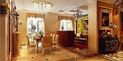 雍容華貴氣度不凡 歐式古典風格客廳裝修案例
