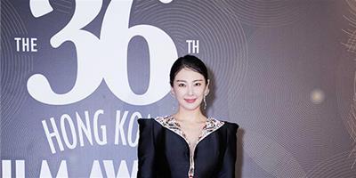 張雨綺出席第36屆香港金像獎 驚豔亮相霸氣側漏女王范十足