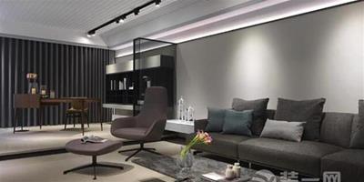 現代簡約風格客廳設計說明 灰色調裝修效果圖欣賞