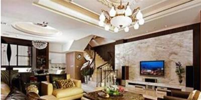 古典風格電視機背景牆效果圖 為家裡增添華麗氣蘊