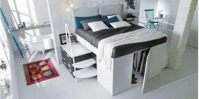 臥室還可以這麼設計，床和櫃子的錢都省了！