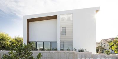 別墅設計丨展現動態流線美的以色列別墅
