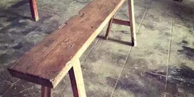你還記得外婆家的舊木板凳嗎？這樣利用簡直完美