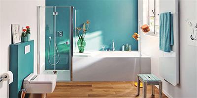 給浴室化一個明亮的彩妝 8款衛浴設計