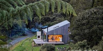 簡約的紐西蘭鄉村小屋，獨享山野風光