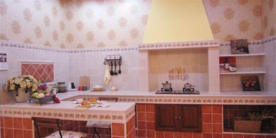 廚房牆磚什麼顏色好 廚房牆磚怎麼搭配