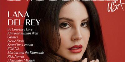 美國歌手Lana Del Rey登《L’Officiel》美國版創刊號封面