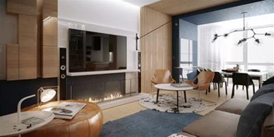 客廳裝修效果圖大全 現代簡約風格三居室裝修案例賞析