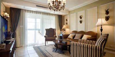 美式客廳裝修效果圖 浪漫質樸的美式客廳裝修設計