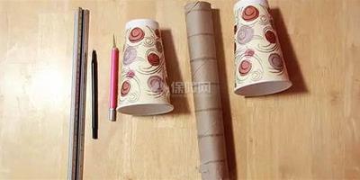 家居DIY：保鮮膜筒和紙杯廢物利用 DIY簡易手機擴音器
