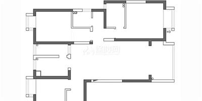 128平米的簡約美式案例 藍白色調美式風