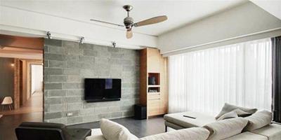 簡易電視背景牆效果圖 感受簡單大氣的客廳空間