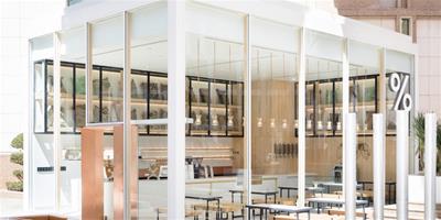 玻璃盒子打造浪漫咖啡館——％ARABICA咖啡廳