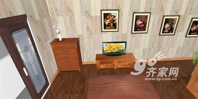 圖賞：美式實木鬥櫃木屋特效臥室居室搭配