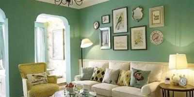 美式家居裝修風格如何搭配，藍綠色和黃色的完美結合！