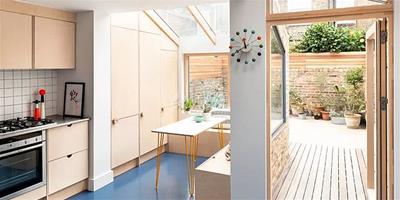 北歐風格的露臺住宅 庭院改造成了陽光房