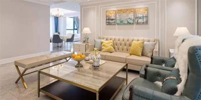 美式公寓交換空間設計 柔美的配色低奢又溫馨！