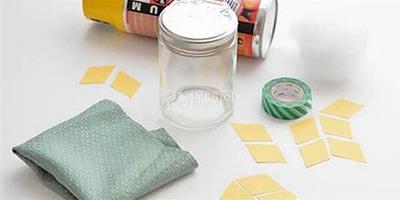 手工DIY：帶針插玻璃收納罐的簡單制作