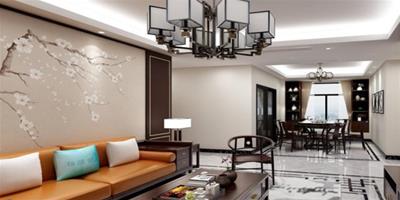 140平三居室新房裝修設計 營造一種優雅的中式風格美感