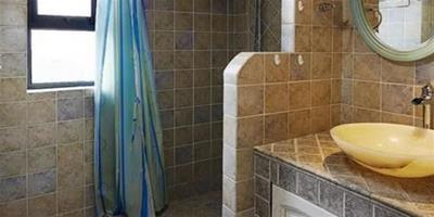 衛生間干濕分離用磚砌一個淋浴房 省錢美觀又實用