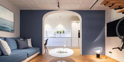 50平米LOFT設計公寓 藍調北歐風格令人驚艷