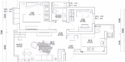 75平北歐風格小戶型二居室 整體搭配非常優雅清新