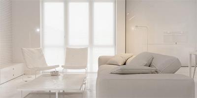 極簡主義風格白色室內裝飾設計 讓人心曠神怡