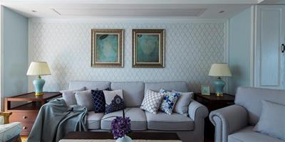 簡美風三居室裝修 全屋以淺藍色為主調清新雅致