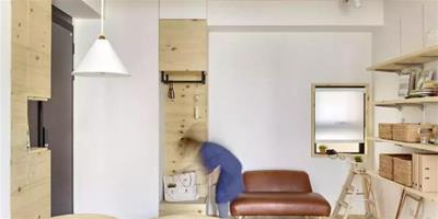 日式原木風兩居室裝修 營造自然舒適家居氛圍