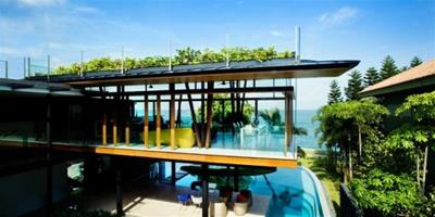 新加坡魚屋設計——綠化景觀和海景和諧連接