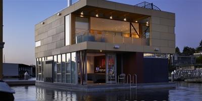 現代建筑欣賞：西雅圖湖上漂浮別墅設計