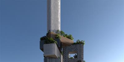 400米高的超高層建筑 雅加達未來的“天空之城”