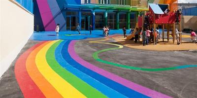 幼兒園設計：法國巴黎彩虹般的幼兒園