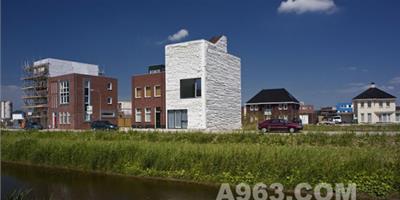 建筑空間設計：阿姆斯特丹的織物立面公寓