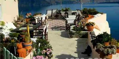 蔚藍海洋風 圣托里尼的浪漫度假酒店設計