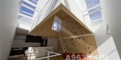 在自己的家中攀巖——日本“室內室外”住宅設計