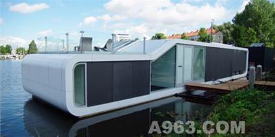 建筑欣賞：阿姆斯特丹Amstel河漂亮的船屋設計