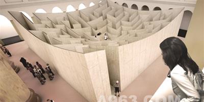 美國建筑博物館“迷宮展廳”設計方案公布