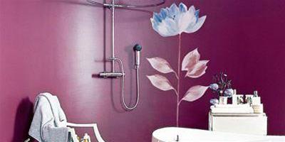 新奇又浪漫的紫色衛浴間裝修設計