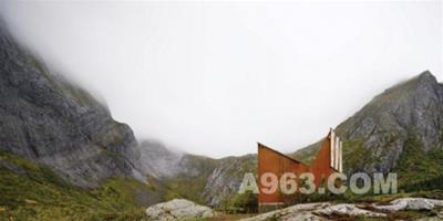 挪威旅游線路上的小型公廁建筑
