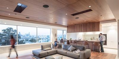 277㎡木質系老宅翻新，舊金山半開放式頂層公寓
