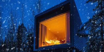 美如仙境的芬蘭樹屋酒店，帶你一起看北極光！
