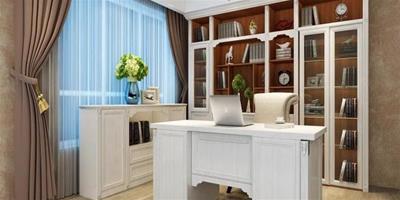 5款歐式書房裝修效果圖 白色也能打造優雅家