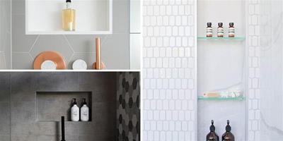 設計特別的壁龕靈感分享 更新浴室讓洗浴用品有處可放