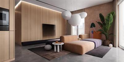 現代風格公寓設計圖 打造溫暖淡雅的米色家居